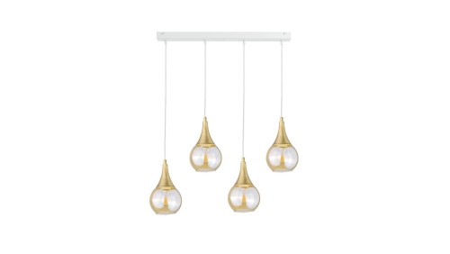 Lampa wisząca 4xE27 LACRIMA WHITE