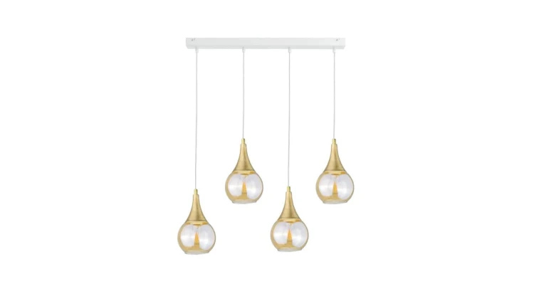 Lampa wisząca 4xE27 LACRIMA WHITE