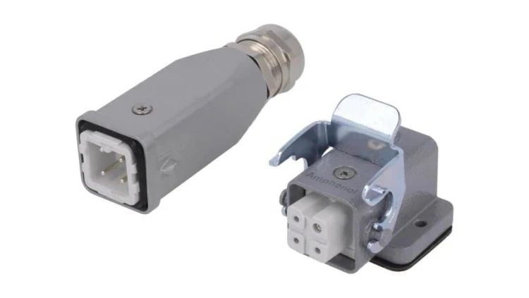 C146-10E0039254 Złącze HDC męski + żeński C146 4PIN 3+PE rozmiar A3 M20