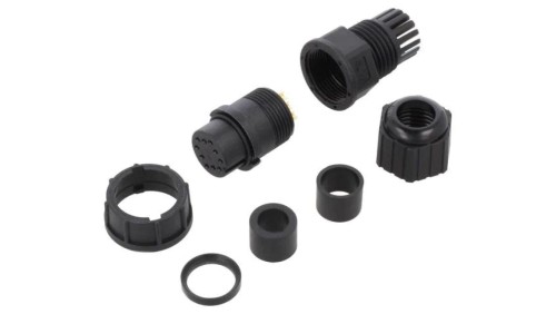 CD-10BFFA-LL7001 Złącze okrągłe wtyk rozmiar C żeński 10PIN 5A IP67 4÷9,6mm