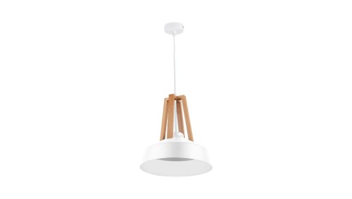 Lampa wisząca loftowa 1xE27 TRIX WHITE II