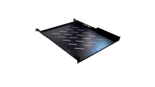 Półka regulowana 19cali 1U głębokość 550mm X RAL9004