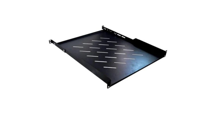 Półka regulowana 19cali 1U głębokość 550mm X RAL9004