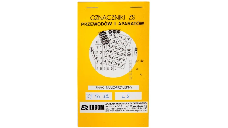 Znaki samoprzylepne ZS D12/L2 E04ZP-02030400600