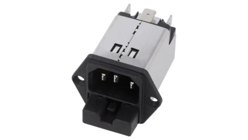 5220.0223.3Złącze zasilające AC gniazdo męskie 2A 250VAC IEC 60320 5220