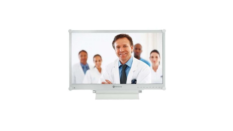 Monitor medyczny/stomatologiczny LED 24” Full HD w metalowej obudowie, ze hartowanym szkłem optycznym MX-24