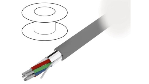 5092C-SL005 Przewód na rolce30,5m Xtra Guard 2x24AWG folia Al-PET PVC ciemnoszary