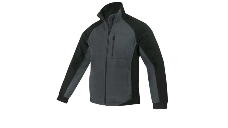 POLAR BHP Bluza robocza polarowa BARDZO CIEPŁA 400G GREY Szara Rozmiar XXL