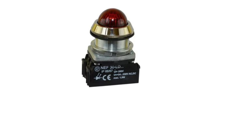 NEF-30 LE CZERWONA 110V lampka