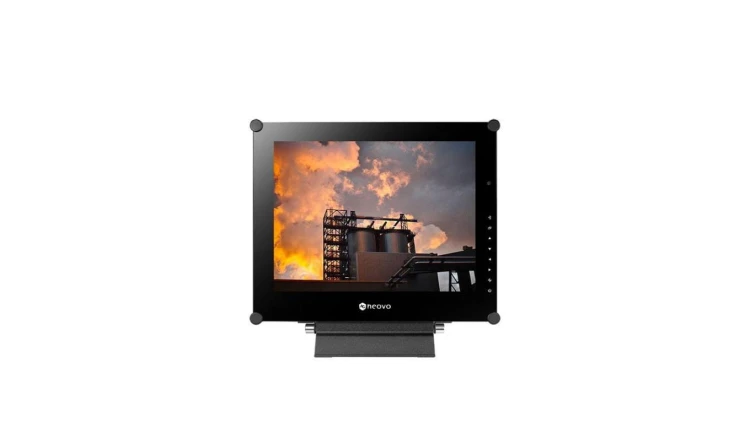 Monitor LED 15” w metalowej obudowie, z hartowanym szkłem optycznym, do pracy 24/7 CCTV SX-15G