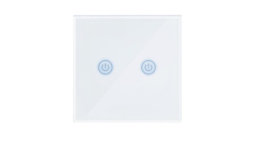SMART WYŁĄCZNIK ŚWIATŁA WIFI podwójny biały ART oem