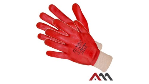 Rękawice Robocze PVC Krótkie 25 cm rozmiar 10