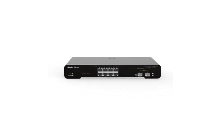 Zarządzalny Switch Reyee L2 8 portów 1Gbit + 2 porty Uplink SFP 1Gbit Metalowa Obudowa Desktop