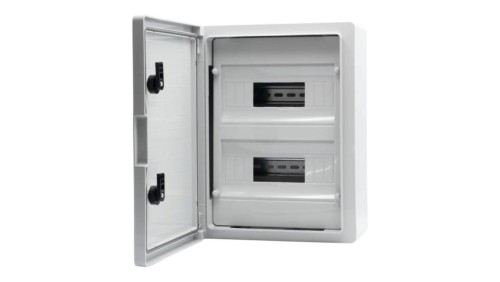 Szafa z tworzywa M 250x350x150 mm IP65 2 rzędy 18 modułów