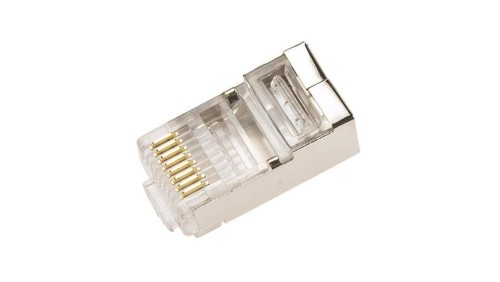 Wtyk modularny RJ-45 8p8c kat.5e linka ekranowany /opak = 100szt/