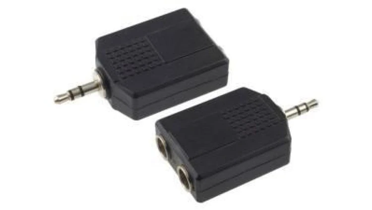 Redukcja wt.Jack 3,5/2gn.Jack 6,3 stereo plastik
