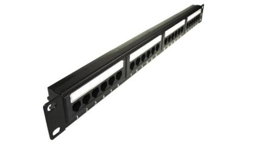 Patch panel 24-port UTP6 1U 19cali bez półki krone LS