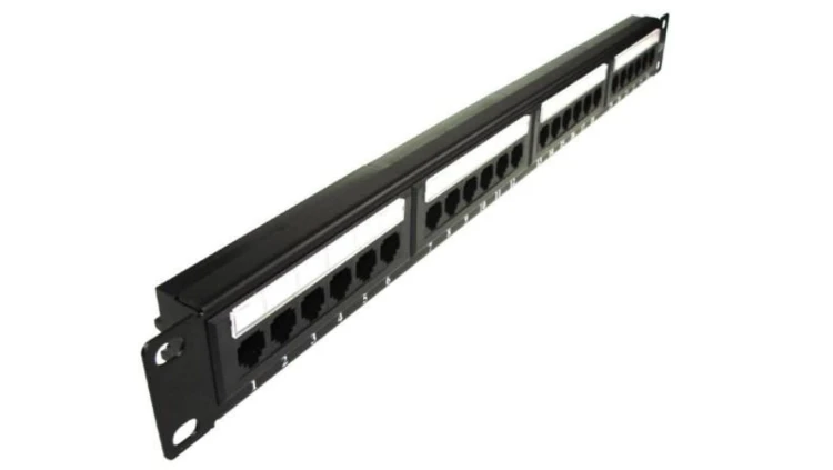 Patch panel 24-port UTP6 1U 19cali bez półki krone LS