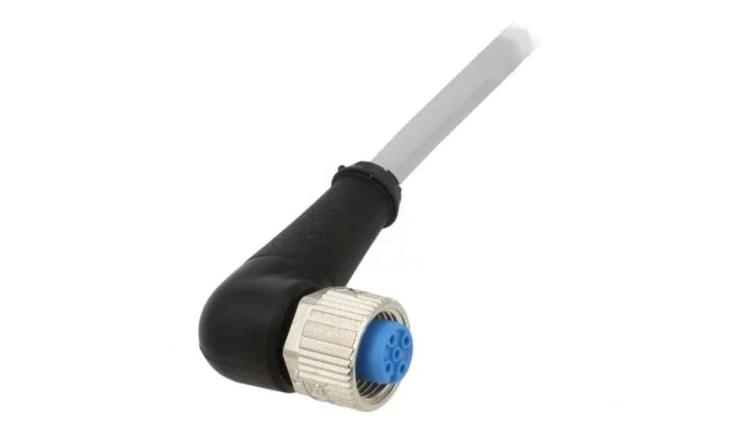 YG2A15-050VB5XLEAX Przewód przyłączeniowy M12 PIN: 5 kątowe 5m wtyk 125VAC 4A