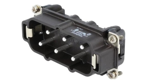 C146-10A0061025 Złącze HDC wkładka stykowa męski C146 6PIN 6+PE 42A 400V