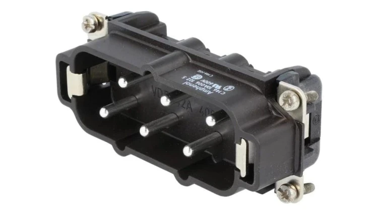 C146-10A0061025 Złącze HDC wkładka stykowa męski C146 6PIN 6+PE 42A 400V