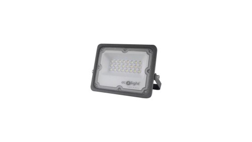 Projektor Naświetlacz LED PREMIUM 20W 2000LM 6500K IP65 kąt 90 stopni szary 3 lata gwar. EC20483