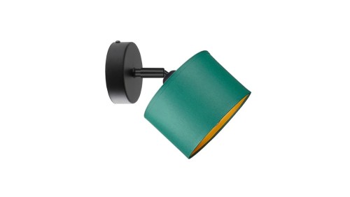 Kinkiet nowoczesny abażur 1x E27 FLOW GREEN