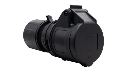 Gniazdo przemysłowe-przenośne 16A 3p 200V-250V /FE/ IP44 czarne