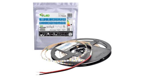 Taśma LED 2835 Slim 300 SMD 12V 4.8W 102lm/W zimna 6500K IP20 - ED00031558 /odcinki po 5 m/