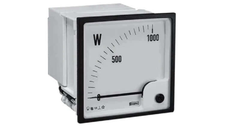 M244-213-G-24 Miernik: mocy analogowy,montażowy na panel 50/5A 400V 50÷60Hz