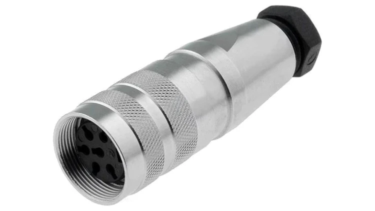 C091-31D0061002 Złącze M16 wtyk żeński lutowanie na przewód 6PIN 5A 300V