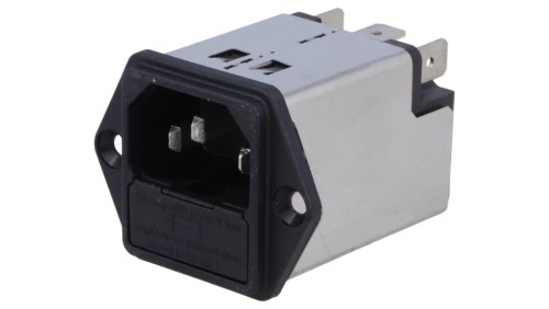 5200.0423.1Złącze zasilające AC gniazdo męskie 4A 250VAC IEC 60320 5200