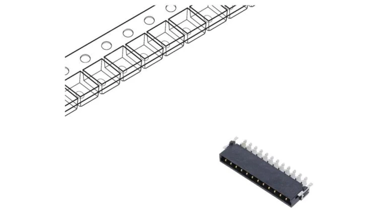 15550122601333 Złącze: płytka-płytka męskie, P12 har-flex Power SMT