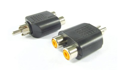 Rozgałęźnik RCA wt.RCA/2gn.RCA