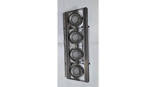 Oprawa zwieszana prostokątna szara 40W/840 4xAR111 LED Flash 1S RELCO
