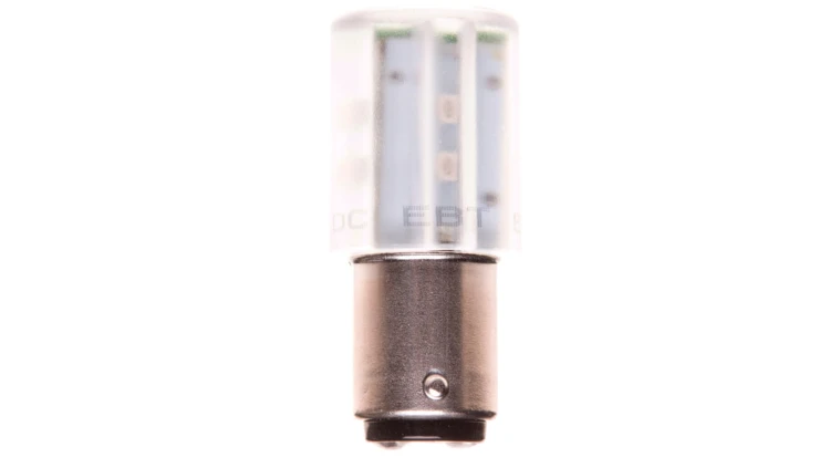 Dioda LED BA15d zielona 24V AC_DC 8WD4428-6XC