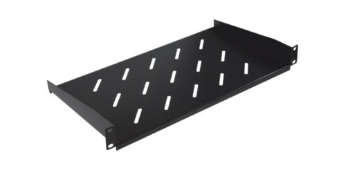 Półka stała 19cali 1U głębokość 250mm V RAL9004