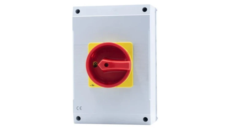 Wyłącznik WS-63 0/1 63A 3P IP65 w obudowie