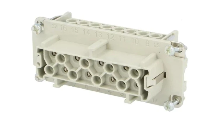 C146-10B0161021 Złącze HDC wkładka stykowa żeński C146 16PIN 16+PE 19A