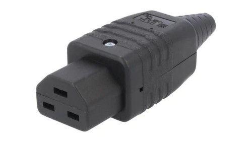 1658.0000Złącze zasilające AC wtyk żeńskie 16A 250VAC IEC 60320