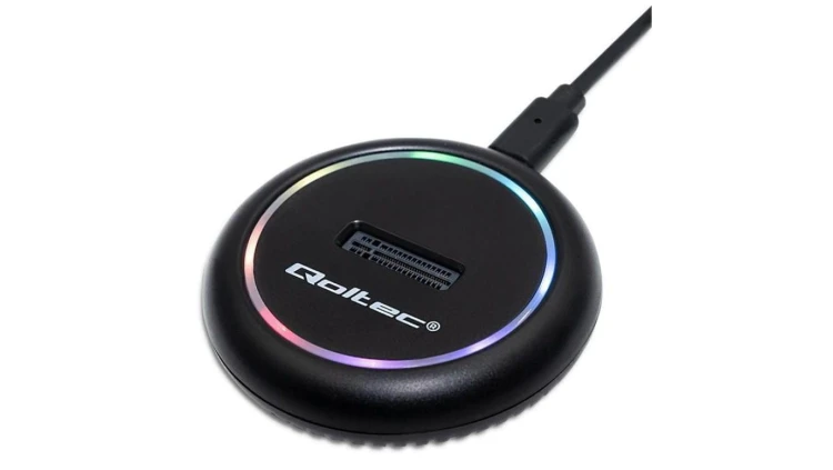 Qoltec Stacja dokująca dysków SSD M.2 NVMe SATA USB-C 2TB