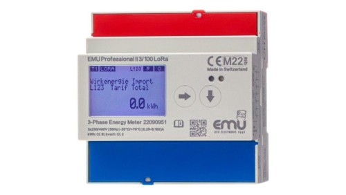 3-fazowy licznik energii MID - EMU Professional II 3/100 LoRa - P20A000LO