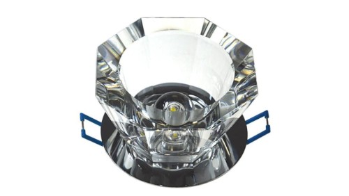 Downlight LED kryształ 8 1*3W biały zimny