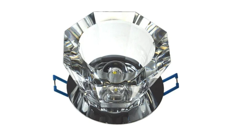 Downlight LED kryształ 8 1*3W biały zimny