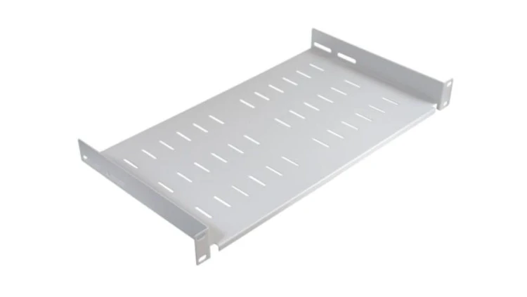 Półka stała 19cali 1U głębokość 250mm V RAL7035