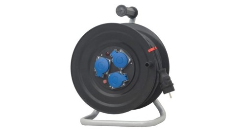 Przedłużacz na bębnie plastikowym NERO-290 3x230V IP44 3x2,5 (OPD) /15m/ z termikiem i kontrolką