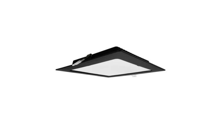 Oprawa downlight P/T kwadrat 18W 1980lm 4000K IP20 czarny DL-1 EC20469