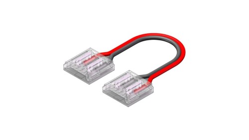 Złącze do taśmy LED - MC - MONO 12mm - SMD - dwustronne z przewodem - ED00033902