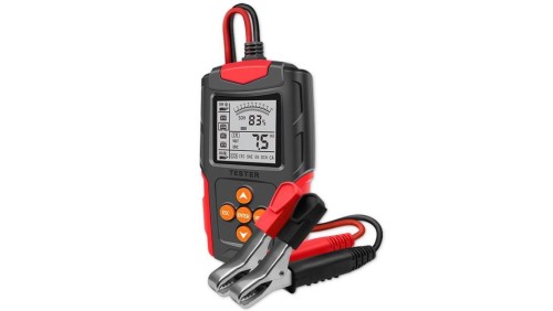 Qoltec Cyfrowy tester akumulatora z wyświetlaczem LCD 12V 24V 3Ah-200Ah