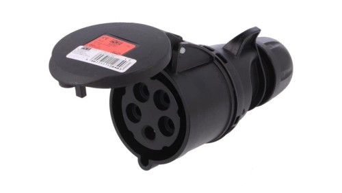 225-6XZłącze zasilające AC 3-fazowe wtyk 32A 400VAC IP44 żeńskie